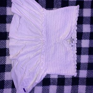 HOLLISTER TUBE TOP WHITE XS